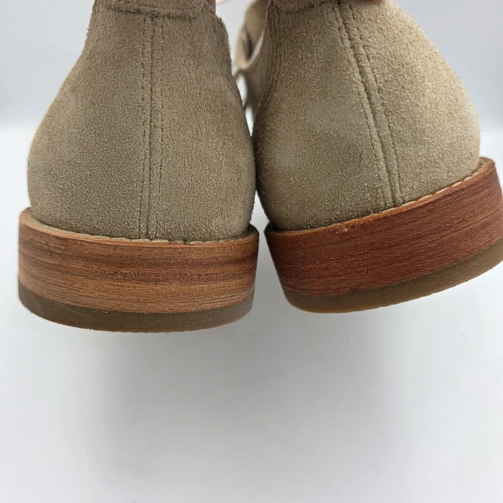 Cole Haan C29705 Mens Feathercraft Grand Oxfords Tan Beige Suede Size 9 M